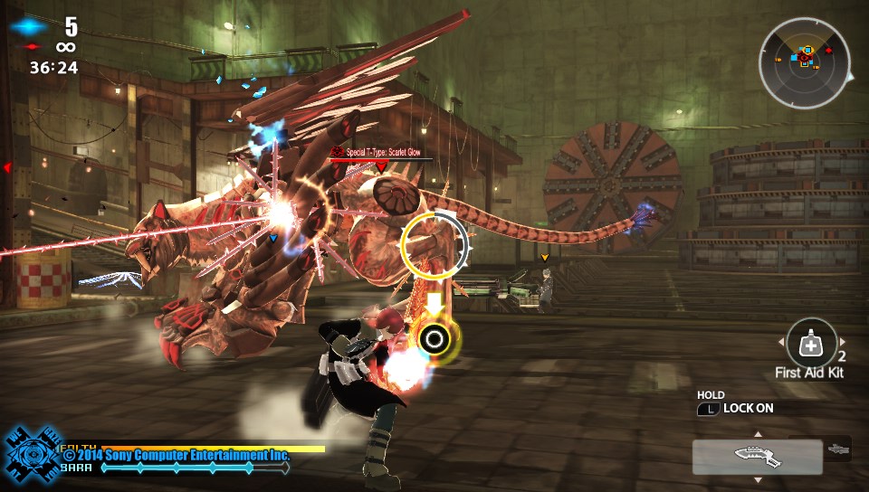 Using Thorn to Grapple Boss