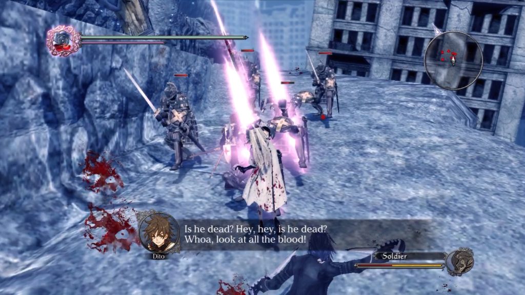 Tearing through foes mindlessly