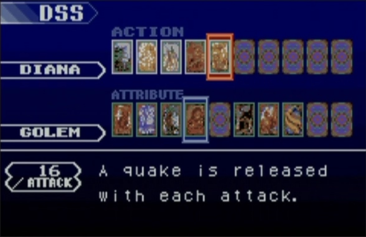 DSS Card System Menu