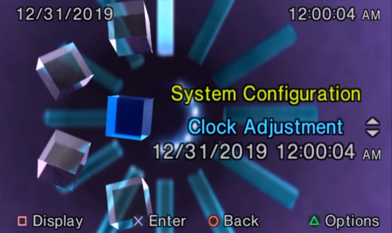 PlayStation 2 Clock