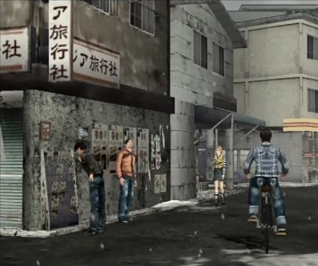 Snowy Street Side in Dobita