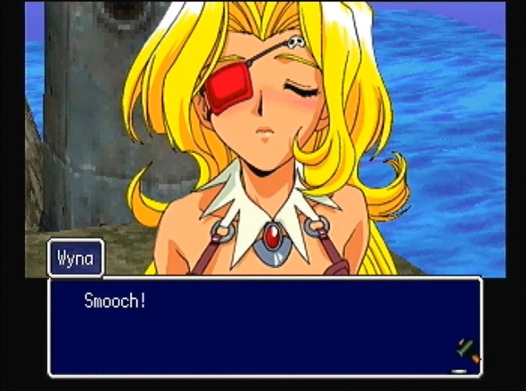 Wyna Gives You a Kissie