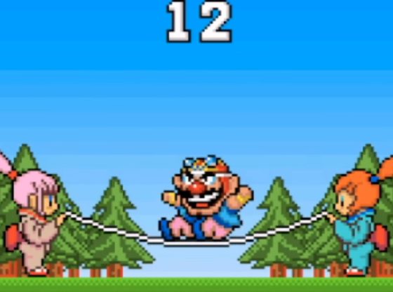 Wario Jump Roping