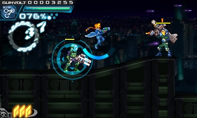 Gunvolt Tagging Foes